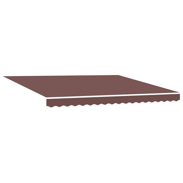 vidaXL Automatic Retractable Awning Brown 400x300 cm