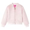 vidaXL Kids' Jacket Faux Fur Soft Pink 128