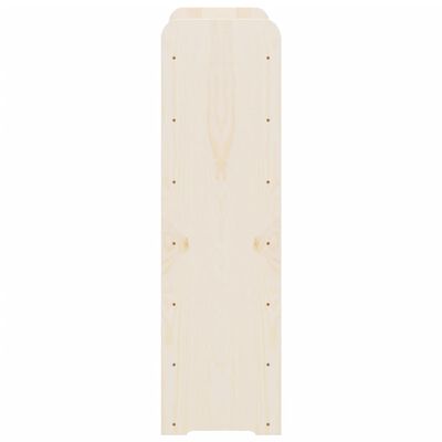 vidaXL Wine Rack with Top Board 67.5x25x87 cm Solid Wood Pine