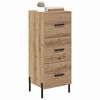 vidaXL Sideboard Artisan oak 34 x 34.5 x 90 cm Engineered wood