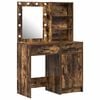 vidaXL Dressing Table Set 2 pcs Smoked Oak Engineered Wood