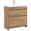 vidaXL Bathroom Furniture Set Artisan Oak 81 x 40 x 84.5 cm