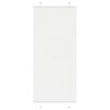 vidaXL Pleated Blind White 95x200 cm Fabric Width 94.4 cm Polyester