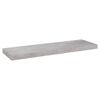 vidaXL Floating Wall Shelf Concrete Grey 80x23.5x3.8 cm MDF
