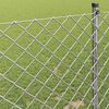 vidaXL Chain Link Fence Silver 10 x 1.5 m Galvanised steel