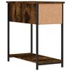 vidaXL Bedside Cabinet Smoked Oak 30x60x60 cm Engineered Wood