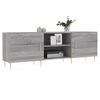 vidaXL TV Cabinet Grey Sonoma 150x30x50 cm Engineered Wood