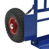 vidaXL Hand Trolley Blue and Red 57 x 46 x 113 cm Steel