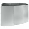 vidaXL Planter Silver 120 x 60 x 35 cm Galvanised Steel