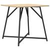 vidaXL Side Table Set 2 pcs Sonoma Oak and Black