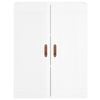 vidaXL Wall Mounted Cabinets 2 pcs High Gloss White Engineered Wood