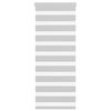 vidaXL Zebra Blind Light Grey 60x100 cm Fabric Width 55.9 cm Polyester