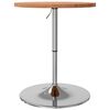 vidaXL Bar Table &Oslash;60x90.5 cm Solid Wood Beech