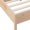 vidaXL Bed Frame without Mattress 135x190 cm Double Solid Wood Pine