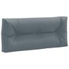 vidaXL Pallet Back Cushion VIANEN 100% Polyester Blue 120 x 40 x 12 cm