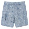 Kids' Shorts with Drawstring Dark Blue 128