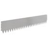 vidaXL Lawn Edging 20 pcs 103 x 20 cm Steel Silver