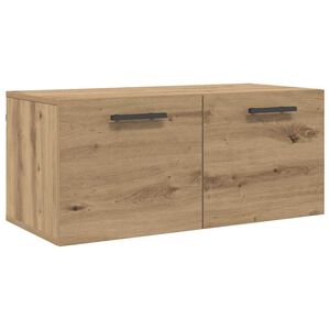 vidaXL Wall Cabinet 80 x 36.5 x 35 cm Engineered Wood Artisan oak