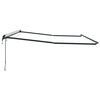 vidaXL Awning with Manual Anthracite 5 x 3 m Metal