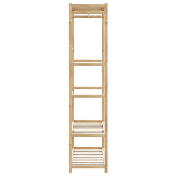 vidaXL Clothes Rack with Shelves 110x40x175 cm Bamboo