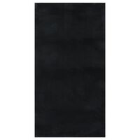 vidaXL Washable Rug Soft Shaggy 80x150 cm Anti Slip Black