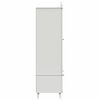 vidaXL Chalkboard Wardrobe with Drawer ROROS White 90 x 45 x 165 cm