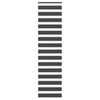 vidaXL Zebra Blind Black 55x200 cm Fabric Width 50.9 cm Polyester