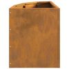 vidaXL Corner Planter Rusty 30 x 30 x 35 cm Weathering steel