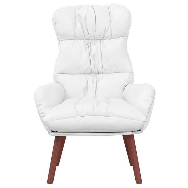 vidaXL Armchair White 69 x 74 x 93 cm Artificial Leather
