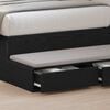 vidaXL Bed Drawers Black Oak 100 x 36.5 x 16.5 cm Engineered Wood