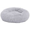 vidaXL Washable Dog & Cat Cushion Light Grey 70x70x15 cm Plush