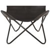 Lesli Living Butterfly Chair Buffalo 75x75x87 cm Black