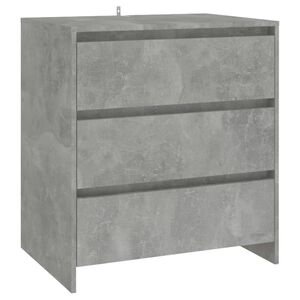 vidaXL Sideboard Concrete Grey 70x41x75 cm Engineered Wood