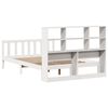 vidaXL Bookcase Bed without Mattress White 120x200 cm Solid Wood Pine
