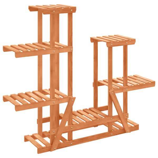 vidaXL Flower Stand 95x25x96 cm Solid Wood Fir