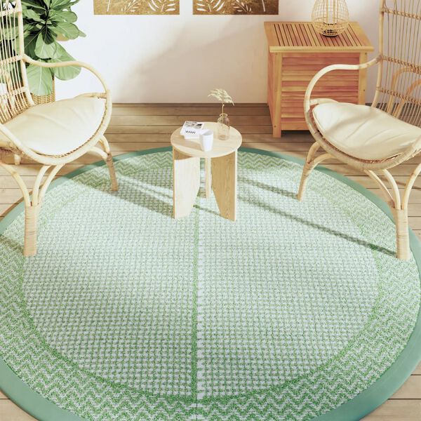 vidaXL Outdoor Carpet ARAKIL Green &Oslash;200 cm PP