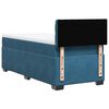 vidaXL Box Spring Bed with Mattress Dark Blue 80x200 cm Velvet