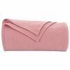 vidaXL Throw Blanket Pink 270 x 240 cm Fleece