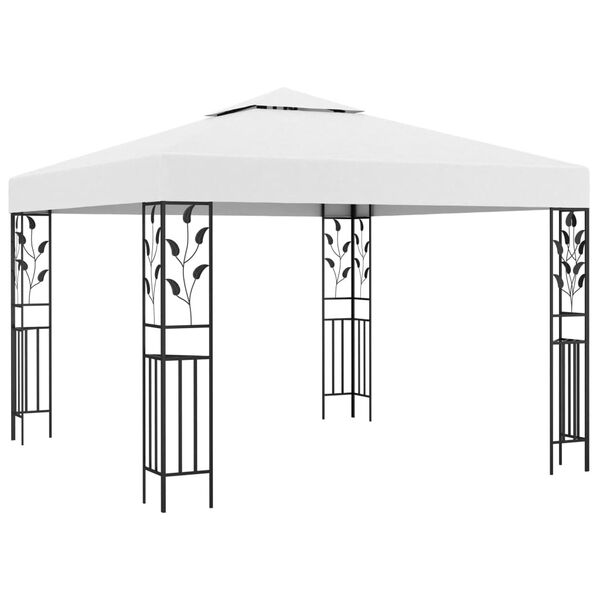 vidaXL Gazebo 3x3 m White 180 g/m²