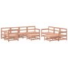 vidaXL 10 Piece Garden Lounge Set Solid Wood Douglas