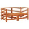 vidaXL Garden Lounge Set 7 pcs Wax Brown Solid Pine Wood