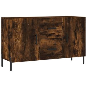 vidaXL Sideboard Smoked Oak 100x36x60 cm Engineered Wood