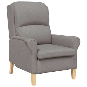 vidaXL Armchair Taupe 76 x 94 x 102 cm Fabric