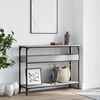 vidaXL Console Table with Shelf Grey Sonoma 100x29x75cm Engineered Wood