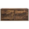 vidaXL TV Cabinet Smoked Oak 60x31x25.5 cm Engineered Wood