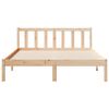 vidaXL Extra Long Bed Frame without Mattress 160x210 cm Solid Wood Pine