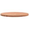 vidaXL Table Top &Oslash;50x2.5 cm Round Solid Wood Beech