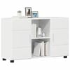 vidaXL Sideboard FLORIN High Gloss White 88.5 x 30.5 x 55.5 cm