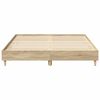 vidaXL Bed Frame 2 pcs Sonoma 152 x 203 cm Engineered Wood