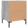 vidaXL Bedside Cabinets 2 pcs Grey Sonoma 40x35x47.5 cm Engineered Wood